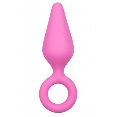 Розовая анальная пробка Pointy Plug - 15,5 см., фото
