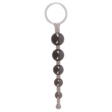 Дымчатая анальная цепочка Anal Beads - 20,5 см., фото