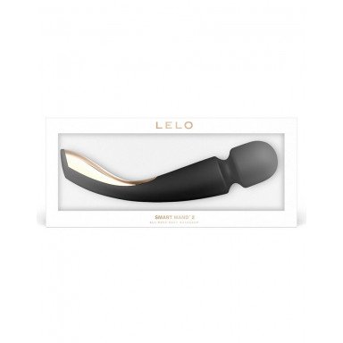 Черный вибромассажёр Lelo Smart Wand 2 Large - 30,4 см. фото 3