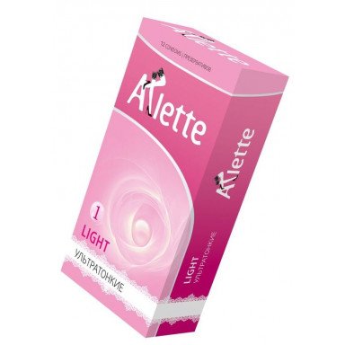 Ультратонкие презервативы Arlette Light - 12 шт., фото