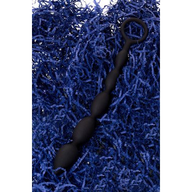 Черная анальная цепочка A-toys - 27,6 см. фото 9