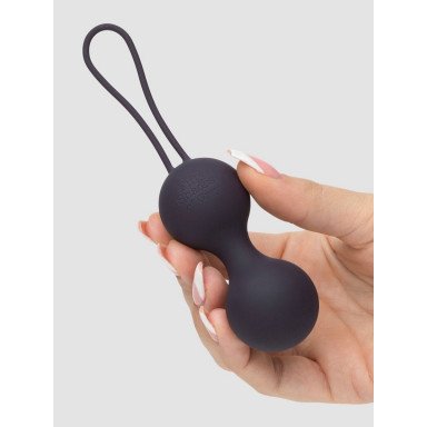 Черные, меняющие цвет вагинальные шарики Inner Goddess Colour-Changing Jiggle Balls 90g фото 5