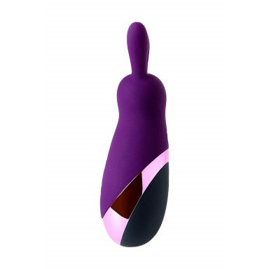 Фиолетовый стимулятор эрогенных зон Eromantica BUNNY - 12,5 см. фото 4