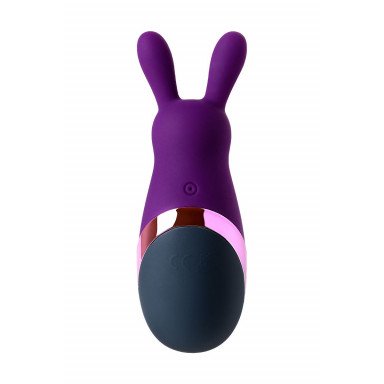 Фиолетовый стимулятор эрогенных зон Eromantica BUNNY - 12,5 см. фото 5