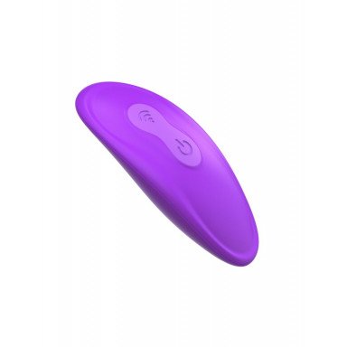 Фиолетовый безремневой вибрострапон с пультом Ultimate Strapless Strap-On - 22,22 см. фото 4