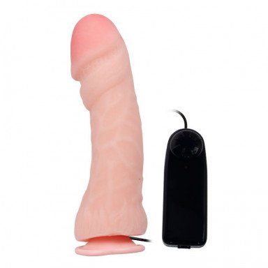 Вибратор с присоской The Big Penis - 26,5 см., фото
