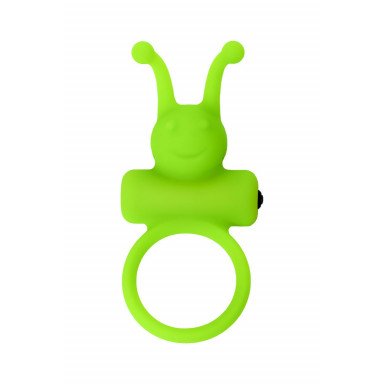 Зеленое эрекционное виброкольцо на пенис Cock Ring фото 3