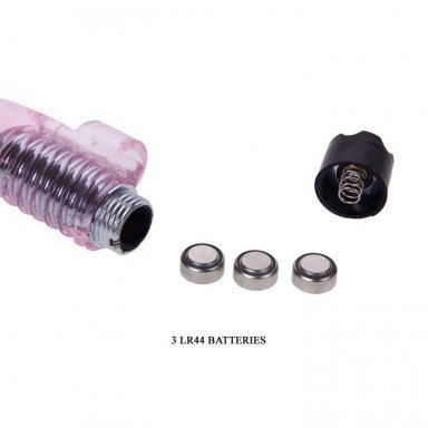Розовый вибростимулятор с шипиками на палец фото 4