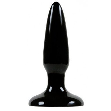 Чёрная анальная мини-пробка Jelly Rancher Pleasure Plug Mini - 8,1 см. фото 2