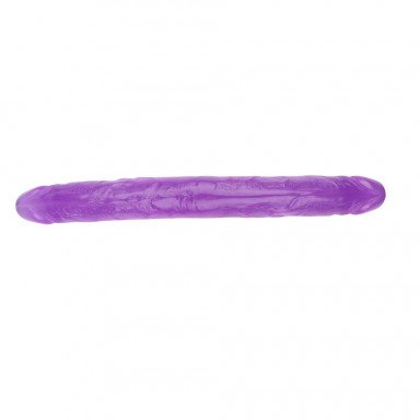 Фиолетовый двусторонний фаллоимитатор 12.8 Inch Dildo - 32,5 см. фото 3