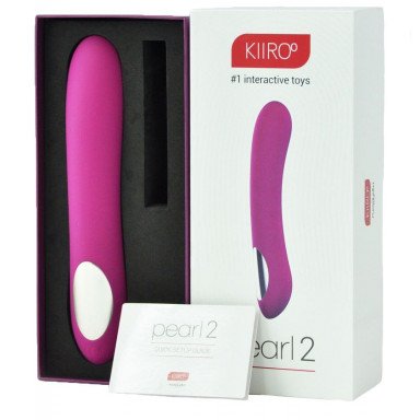 Фиолетовый вибратор для секса на расстоянии Pearl 2 - 20 см. фото 4