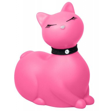 Розовый массажёр-кошка I Rub My Kitty с вибрацией, фото