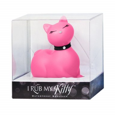 Розовый массажёр-кошка I Rub My Kitty с вибрацией фото 2
