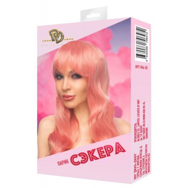 Розовый парик Сэкера фото 3