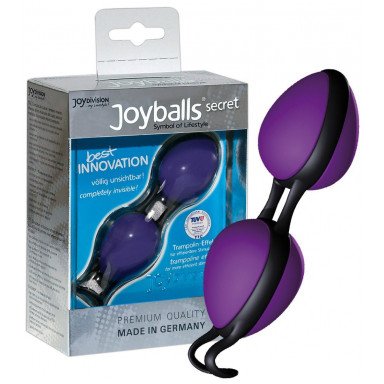Фиолетовые вагинальные шарики Joyballs secret, фото
