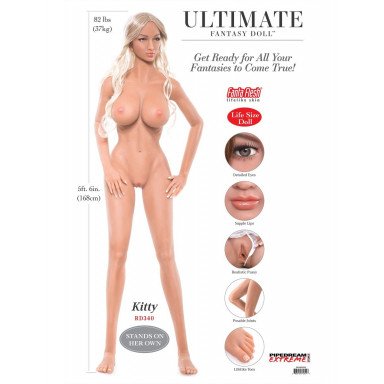 Невероятно реалистичная секс-кукла Ultimate Fantasy Dolls Kitty фото 10