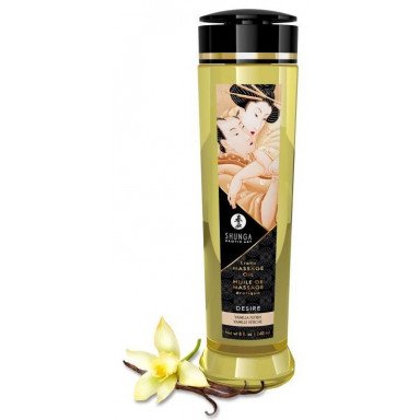 Массажное масло с ароматом ванили Desire - 240 мл., фото