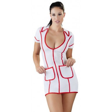 Сексуальное платье медсестры на молнии фото 3