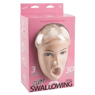 Надувная секс-кукла Cum Swallowing с вибрацией фото 2