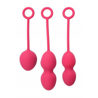 Набор розовых вагинальных шариков Nova Ball со смещенным центром тяжести, фото