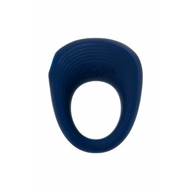 Синее эрекционное кольцо на пенис Satisfyer Power Ring фото 2