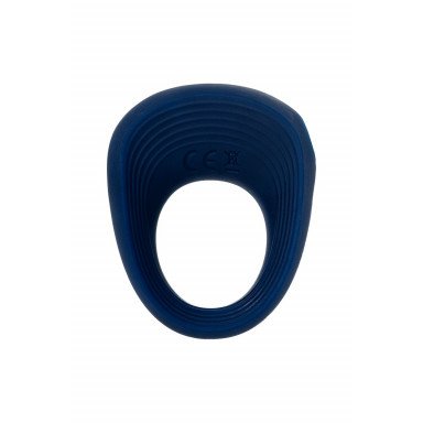 Синее эрекционное кольцо на пенис Satisfyer Power Ring фото 4