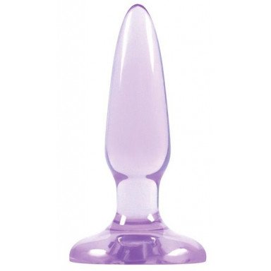Фиолетовая анальная мини-пробка Jelly Rancher Pleasure Plug Mini - 8,1 см. фото 2