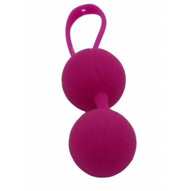 Ярко-розовый набор для тренировки вагинальных мышц Kegel Balls фото 4