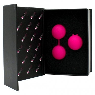 Ярко-розовый набор для тренировки вагинальных мышц Kegel Balls фото 6