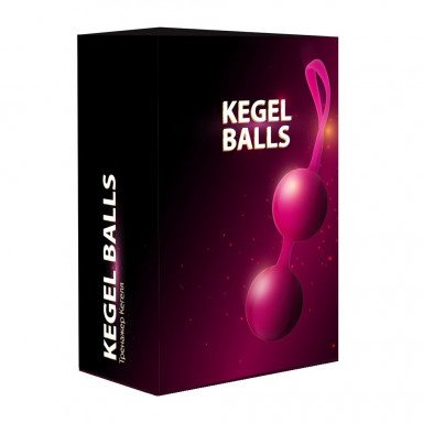 Ярко-розовый набор для тренировки вагинальных мышц Kegel Balls фото 7