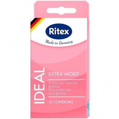 Презервативы RITEX IDEAL с дополнительной смазкой - 10 шт.