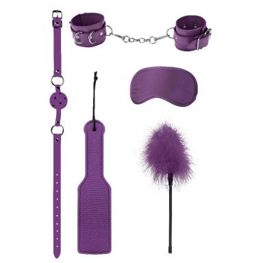 Фиолетовый игровой набор БДСМ Introductory Bondage Kit №4, фото