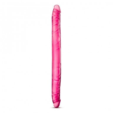 Розовый двусторонний фаллоимитатор B Yours 16 Double Dildo - 40,6 см. фото 2