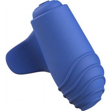 Синий вибростимулятор на пальчик Bteased Basic Finger Vibrator фото 5