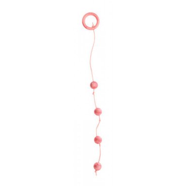 Розовые перламутровые анальные шарики, фото