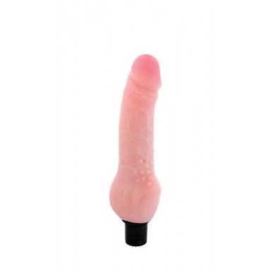 Вибратор телесного цвета Realistic Cock Vibe - 19,5 см., фото