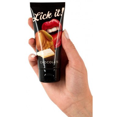 Съедобная смазка Lick It с ароматом белого шоколада - 100 мл. фото 3