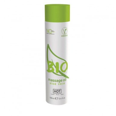 Массажное масло BIO Massage oil aloe vera с ароматом алоэ - 100 мл., фото