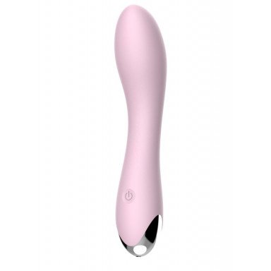 Нежно-розовый вибростимулятор Loving - 18 см., фото
