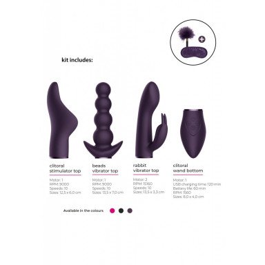 Фиолетовый эротический набор Pleasure Kit №6 фото 2
