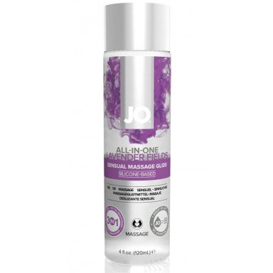 Массажный гель ALL-IN-ONE Massage Oil Lavender с ароматом лаванды - 120 мл., фото