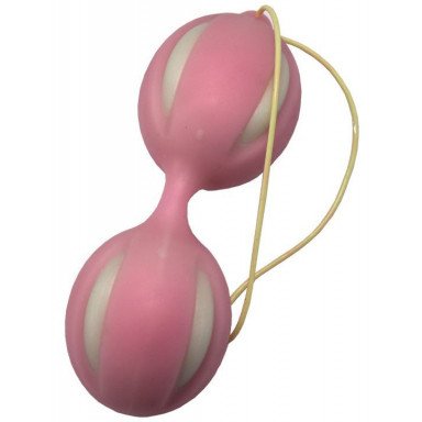 Розовые вагинальные шарики для тренировки интимных мышц, фото