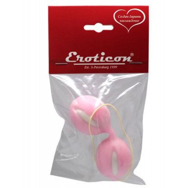 Розовые вагинальные шарики для тренировки интимных мышц фото 3