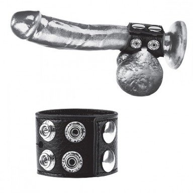 Ремень на член и мошонку 1.5 Cock Ring With Ball Strap, фото
