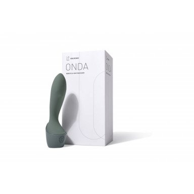 Зеленый стимулятор точки G Onda G-Spot Massager - 19,5 см. фото 4