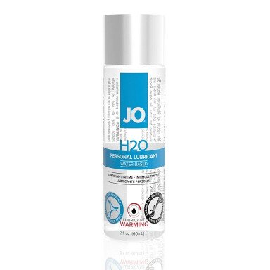 Возбуждающий лубрикант на водной основе JO Personal Lubricant H2O Warming - 60 мл., фото
