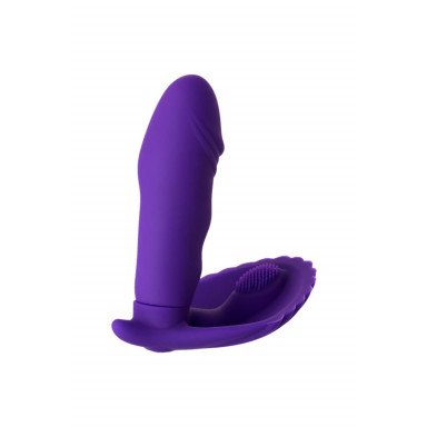 Фиолетовый вибратор для ношения в трусиках фото 5