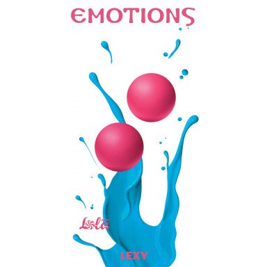ярко-розовые вагинальные шарики без сцепки Emotions Lexy Large фото 2