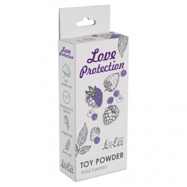 Пудра для игрушек Love Protection с ароматом лесных ягод - 15 гр. фото 2