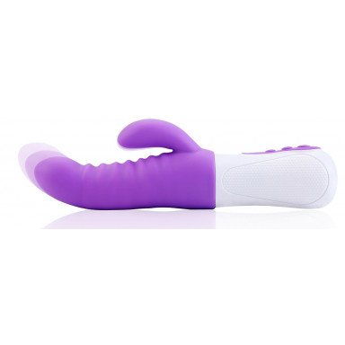 Фиолетовый вибростимулятор Purple Punch - 24 см. фото 2